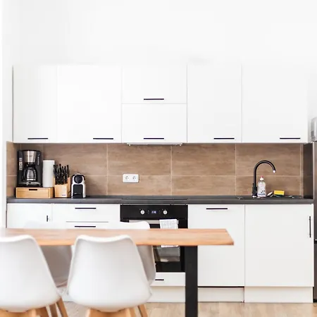 Aparthotel Apartments Am Neuen Theater - Altstadt - Kueche - Wifi
