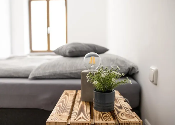 Am Neuen Theater - Parkplatz Nach Verfuegbarkeit - Altstadt - Kueche - Wifi - Powered By Ko-living アパートホテル ハレ